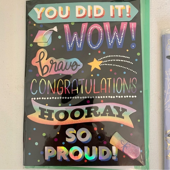 Lot of 6 Graduation Greeting Cards Set Celebration Grads Graduates Variety Pack - Picture 2 of 16